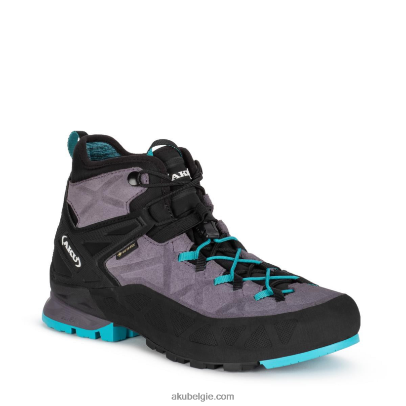 AKU rock dfs midden gtx PDR2FV49 vrouwen lichtgrijs/turkoois